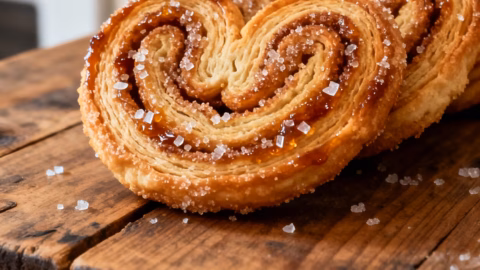 Cinnamon Spice Palmiers : Easy Crispy Cinnamon Spice Palmiers