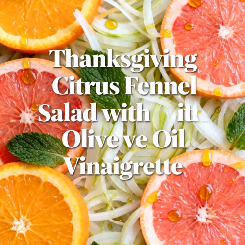 Citrus & Fennel Salad with Olive Oil Vinaigrette : Easy Healthy Citrus Fennel Salad with Olive Oil Vinaigrette