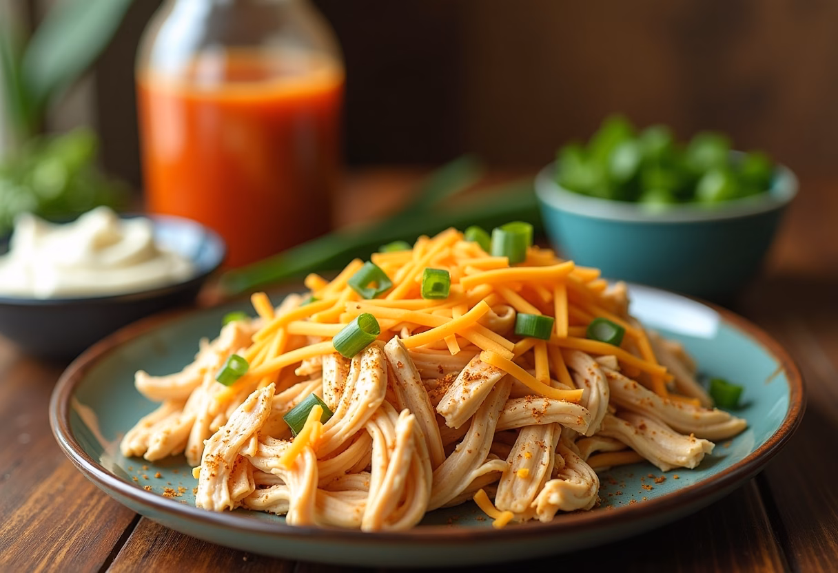 🎃 Easy Buffalo Chicken Dip - the ULTIMATE Halloween food idea for parties! Quick, creamy & a spooky snack everyone RAVES about! Perfect for fall snacks, Halloween dinner ideas, 