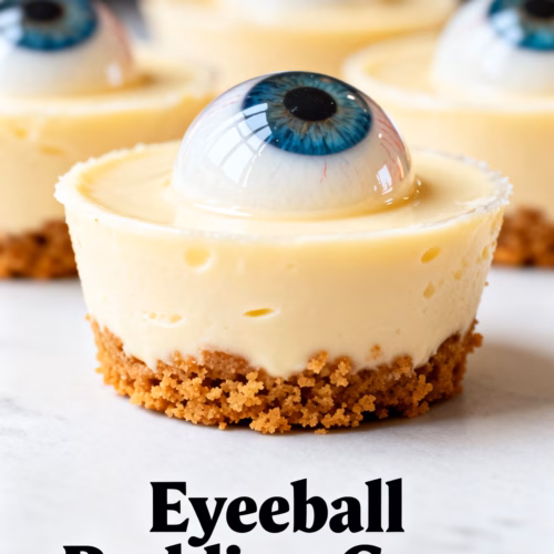 Easy Creamy Eyeball Pudding Cups Perfect Halloween Treat