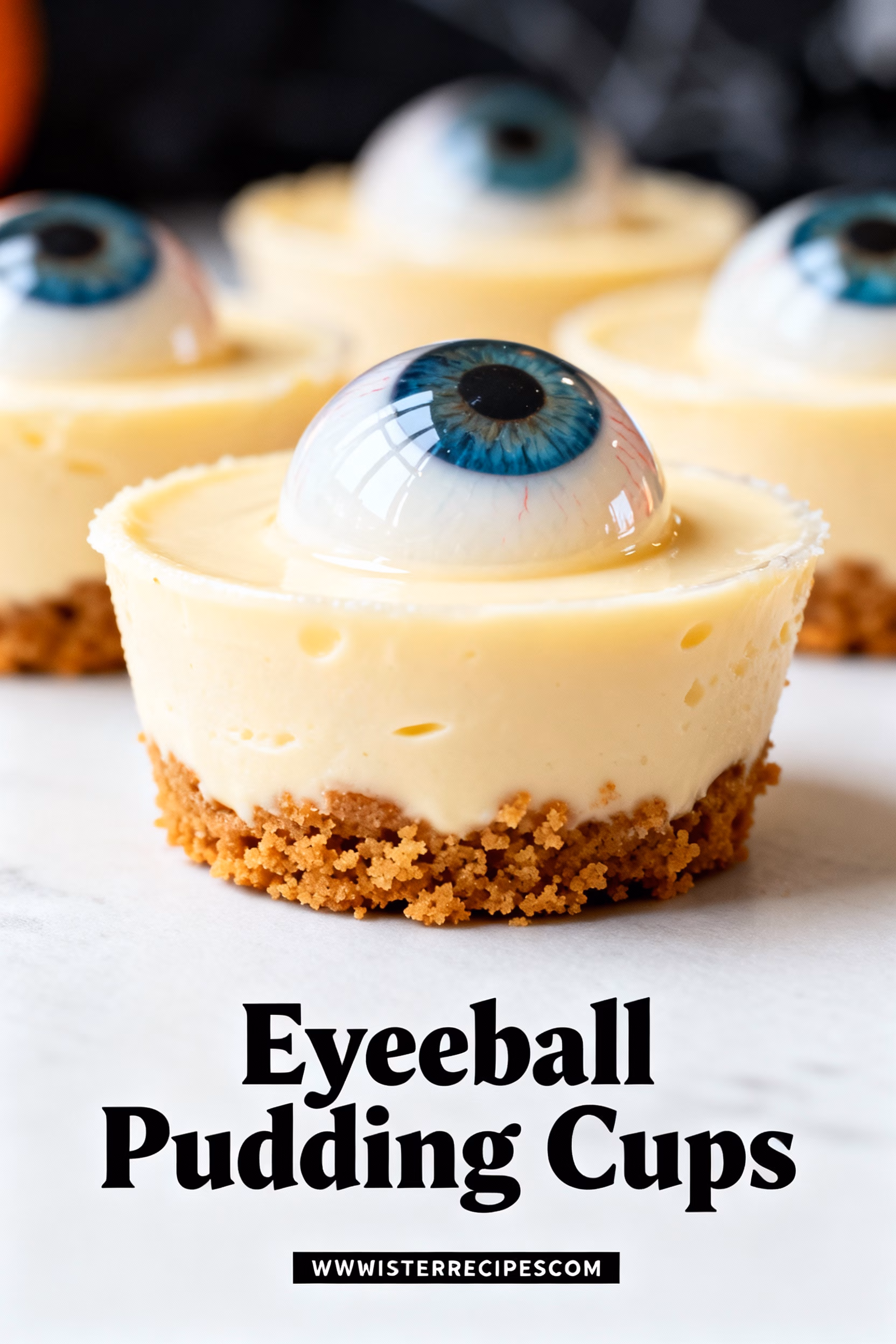 Easy Creamy Eyeball Pudding Cups Perfect Halloween Treat