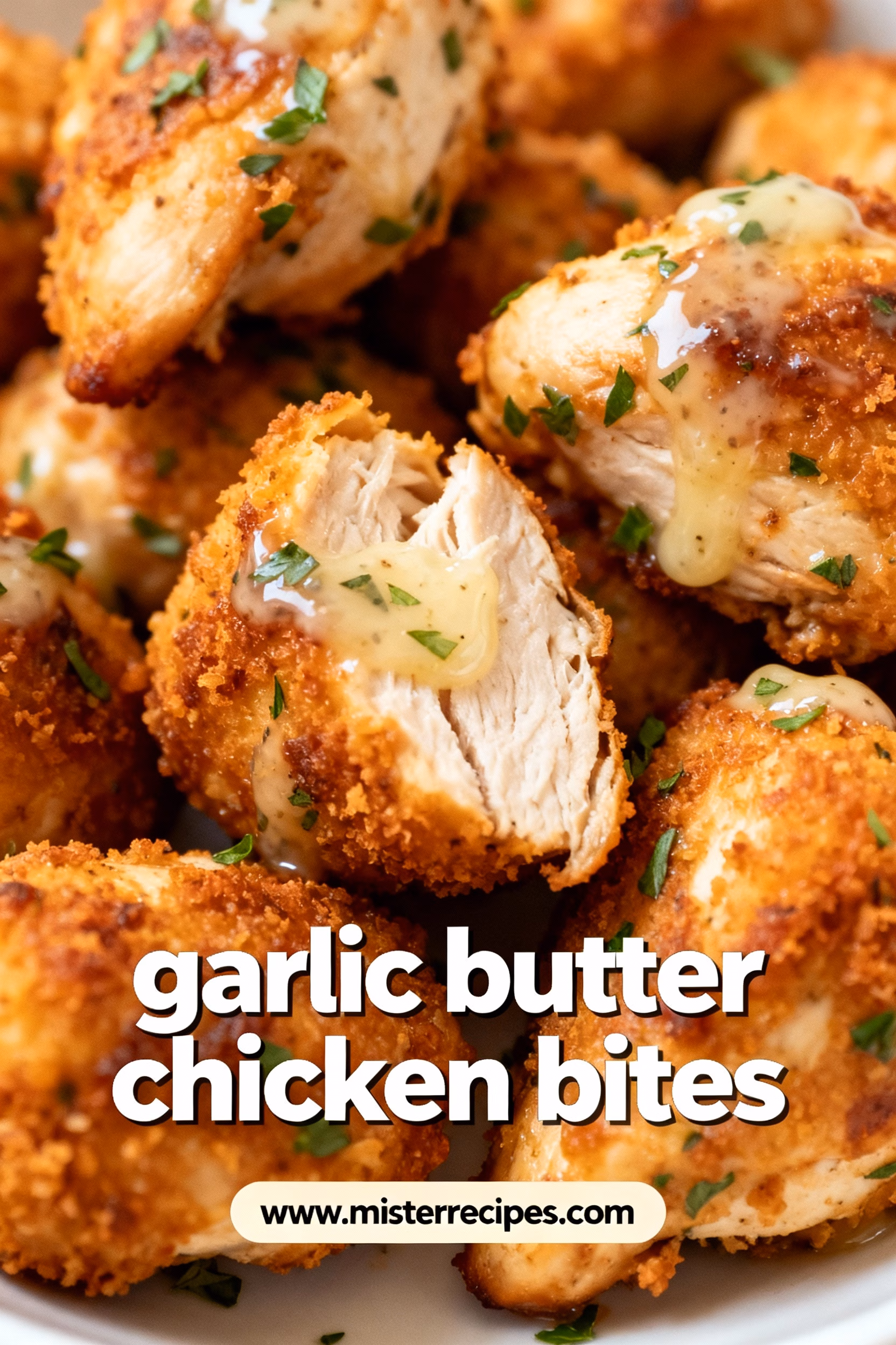 Garlic Butter Chicken Bites : Creamy Garlic Butter Chicken Bites Easy and Quick Recipe