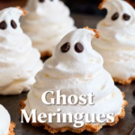 Ghost Meringues : Easy and Spooky Ghost Meringues Recipe for Halloween