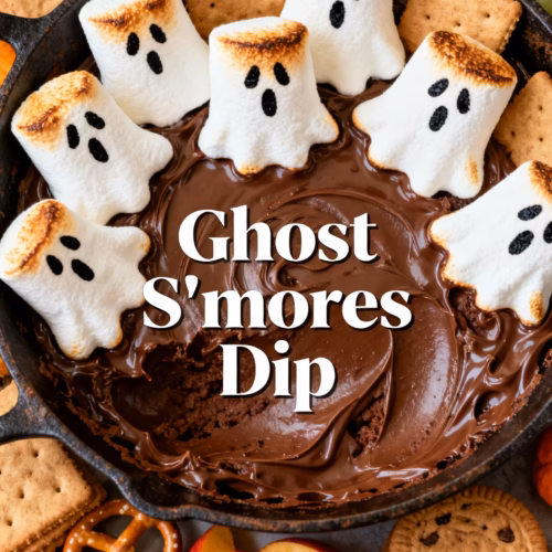 Easy Creamy Ghost Smores Dip Recipe
