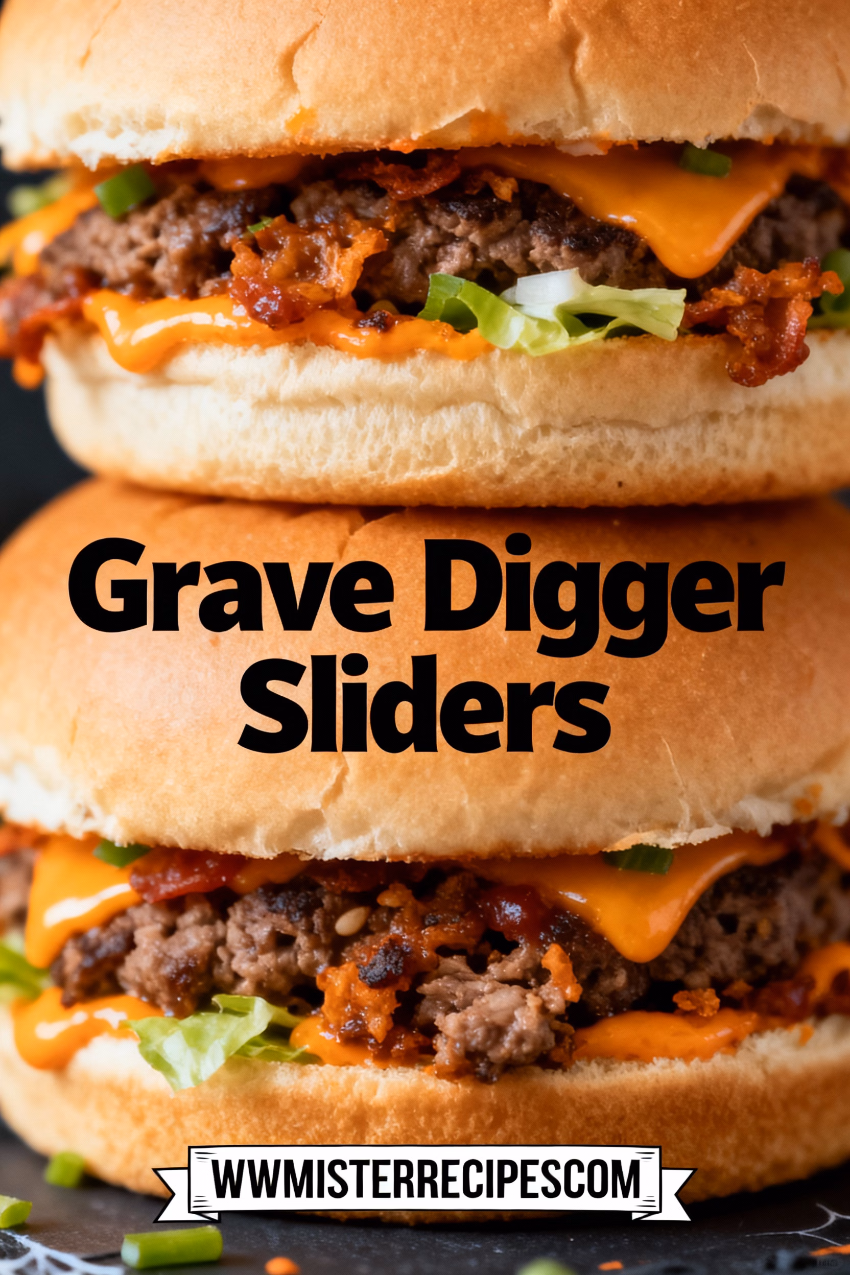 Grave Digger Sliders Easy Halloween Appetizer Recipe