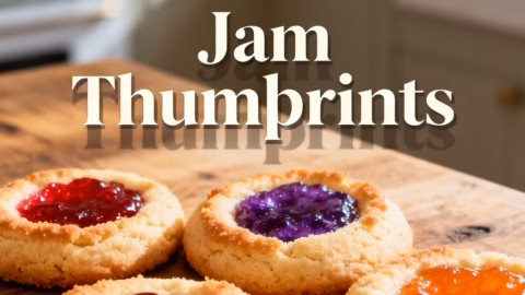 Jam Thumbprints : Easy and Budget Friendly Jam Thumbprints Recipe
