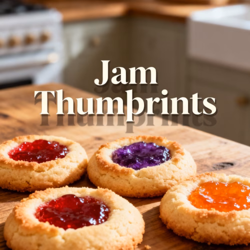 Jam Thumbprints : Easy and Budget Friendly Jam Thumbprints Recipe