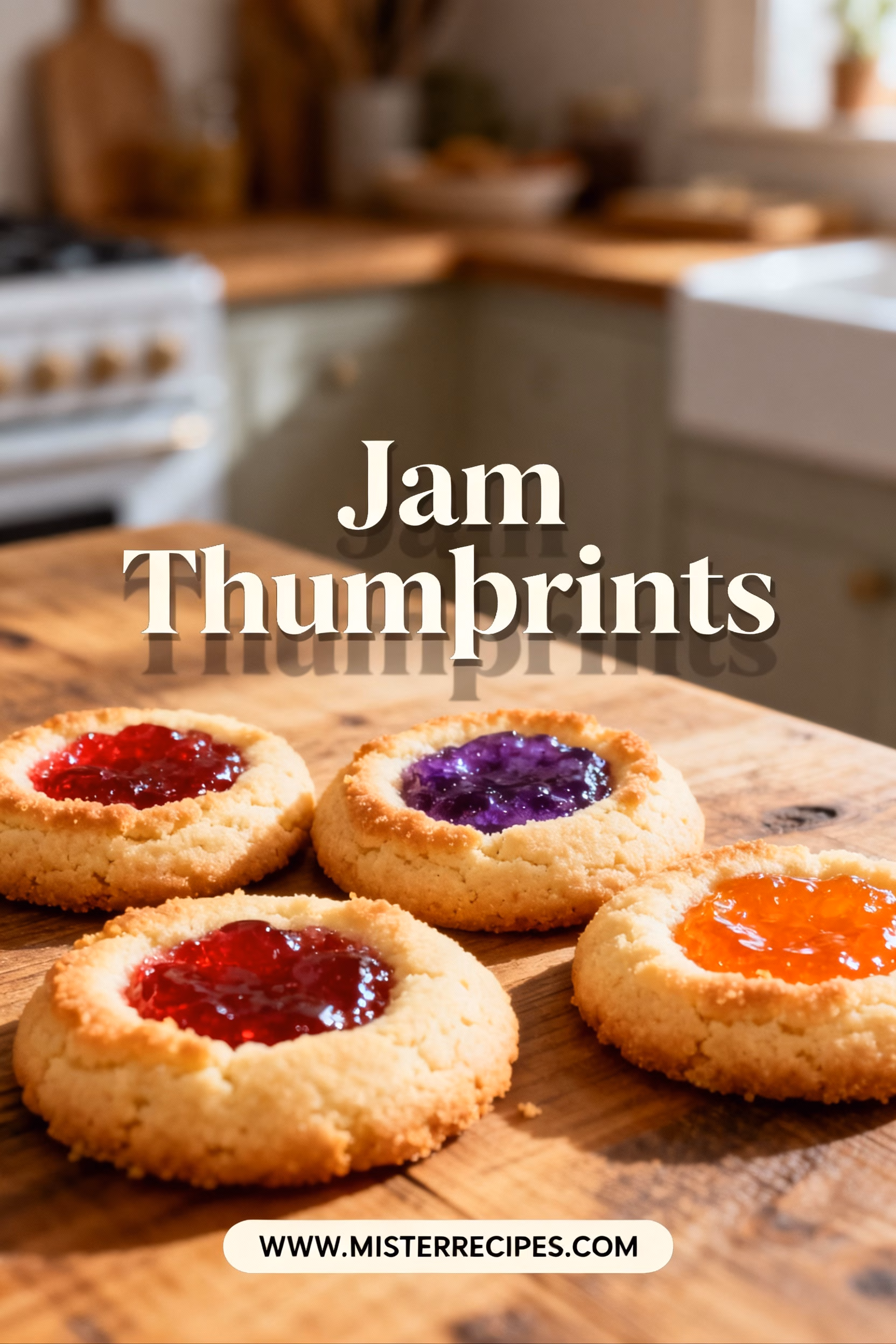 Jam Thumbprints : Easy and Budget Friendly Jam Thumbprints Recipe