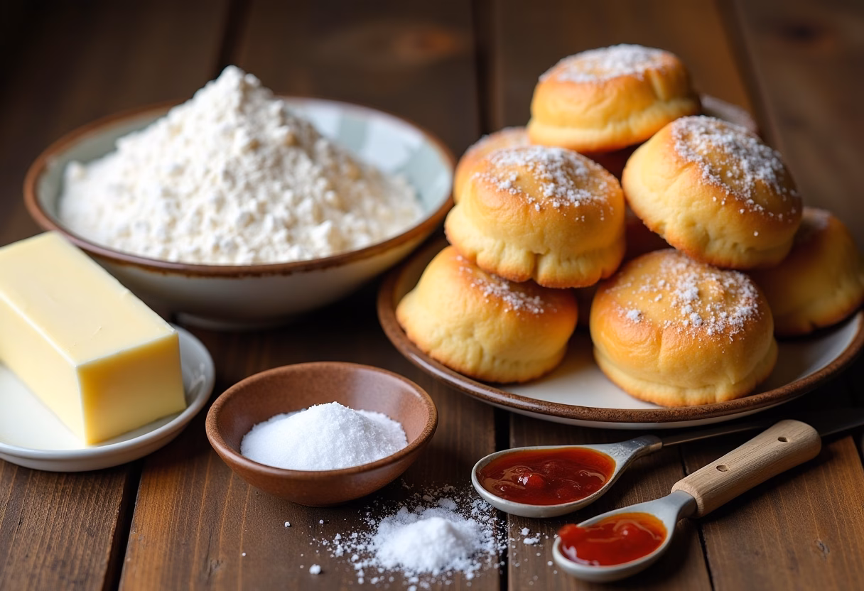 Jam Thumbprints in the making