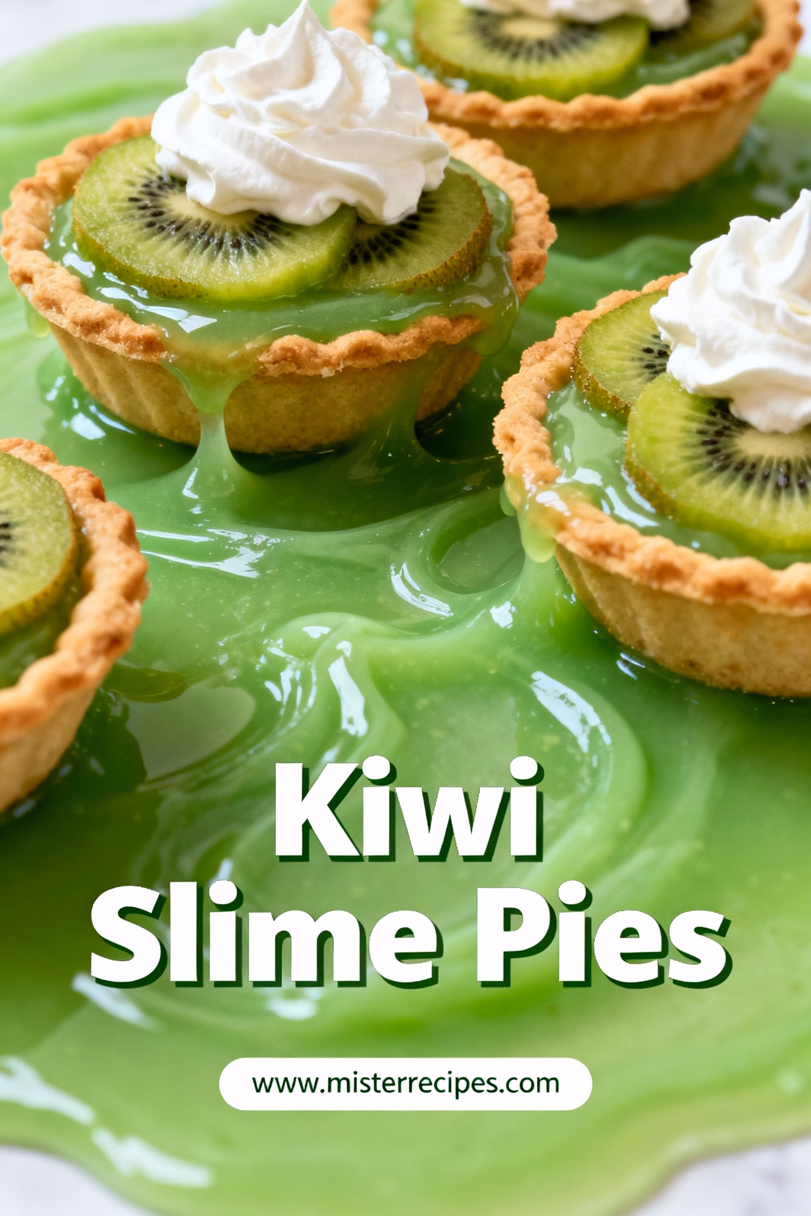 Kiwi Slime Pies : Easy Creamy Kiwi Slime Pies A Quick and Healthy Dessert Recipe