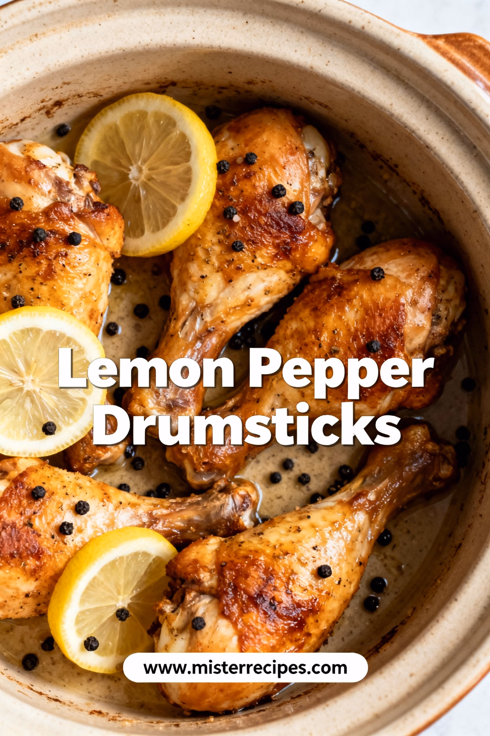 Easy Crispy Lemon Pepper Drumsticks Recipe