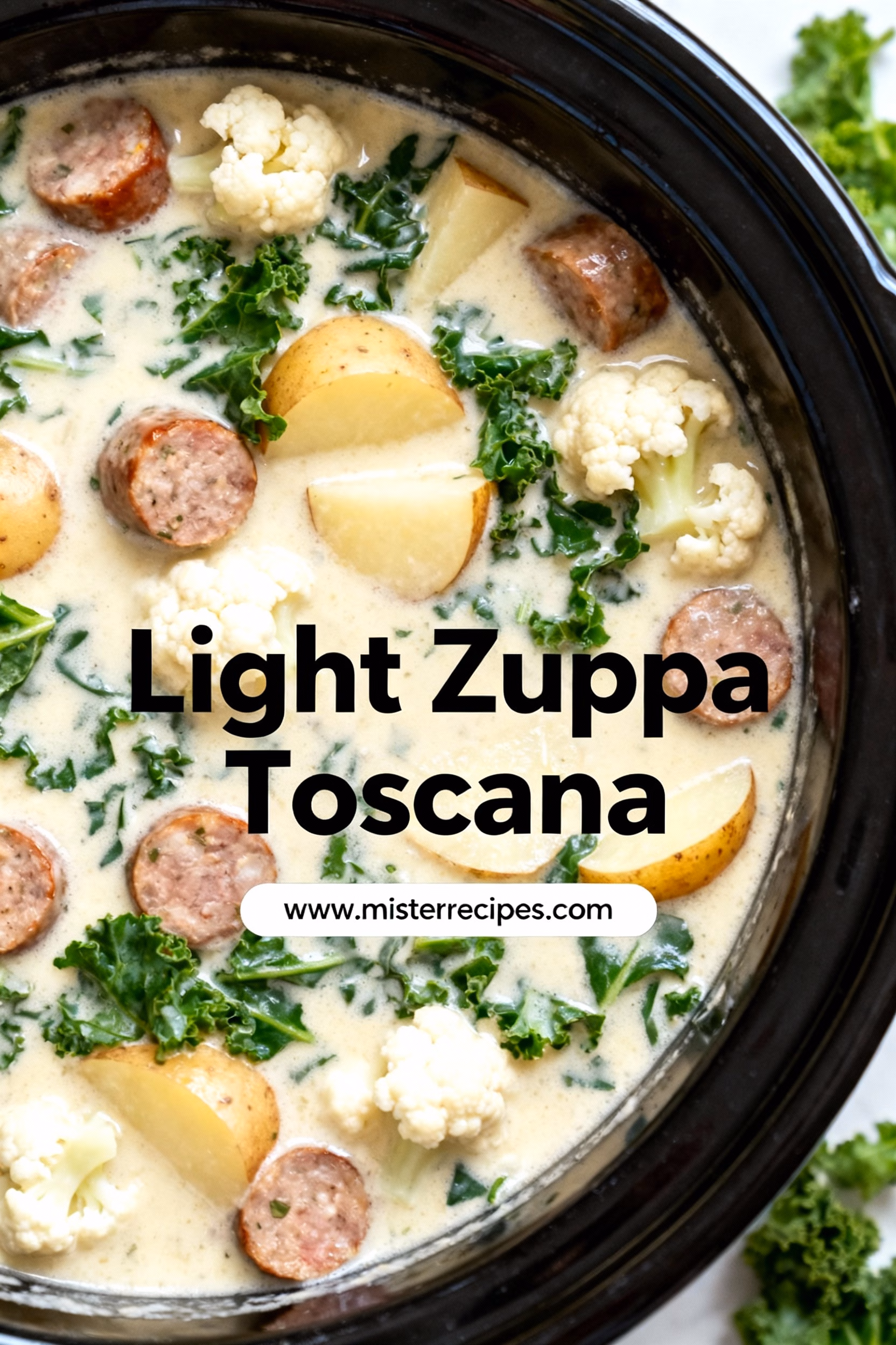 Easy Creamy Light Zuppa Toscana Recipe