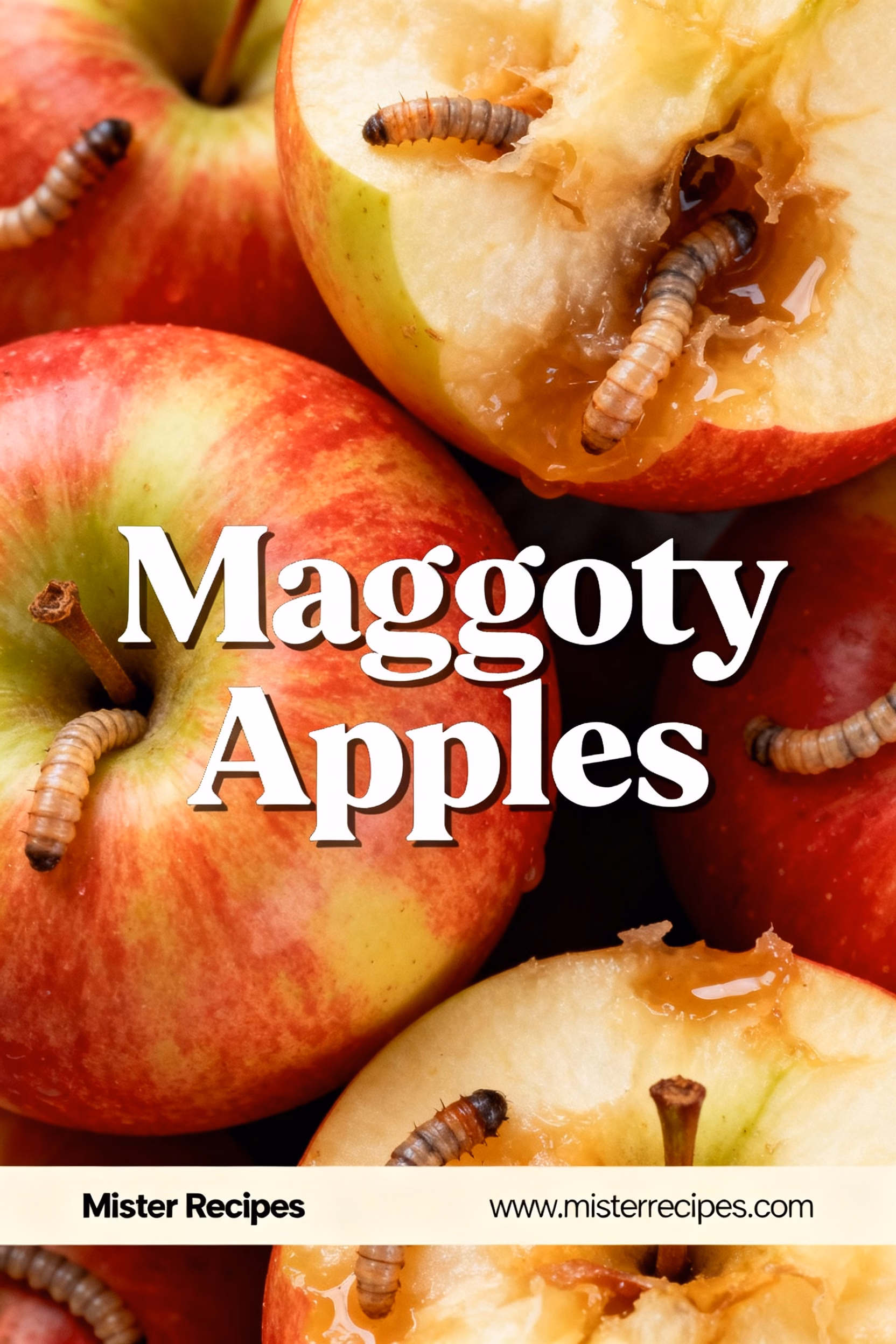 Maggoty Apples : Easy & Spooky Maggoty Apples for a Healthy Halloween Treat