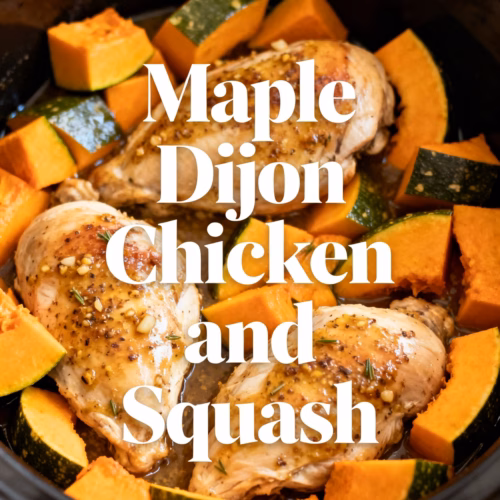 Easy Creamy Maple Dijon Chicken and Butternut Squash Recipe