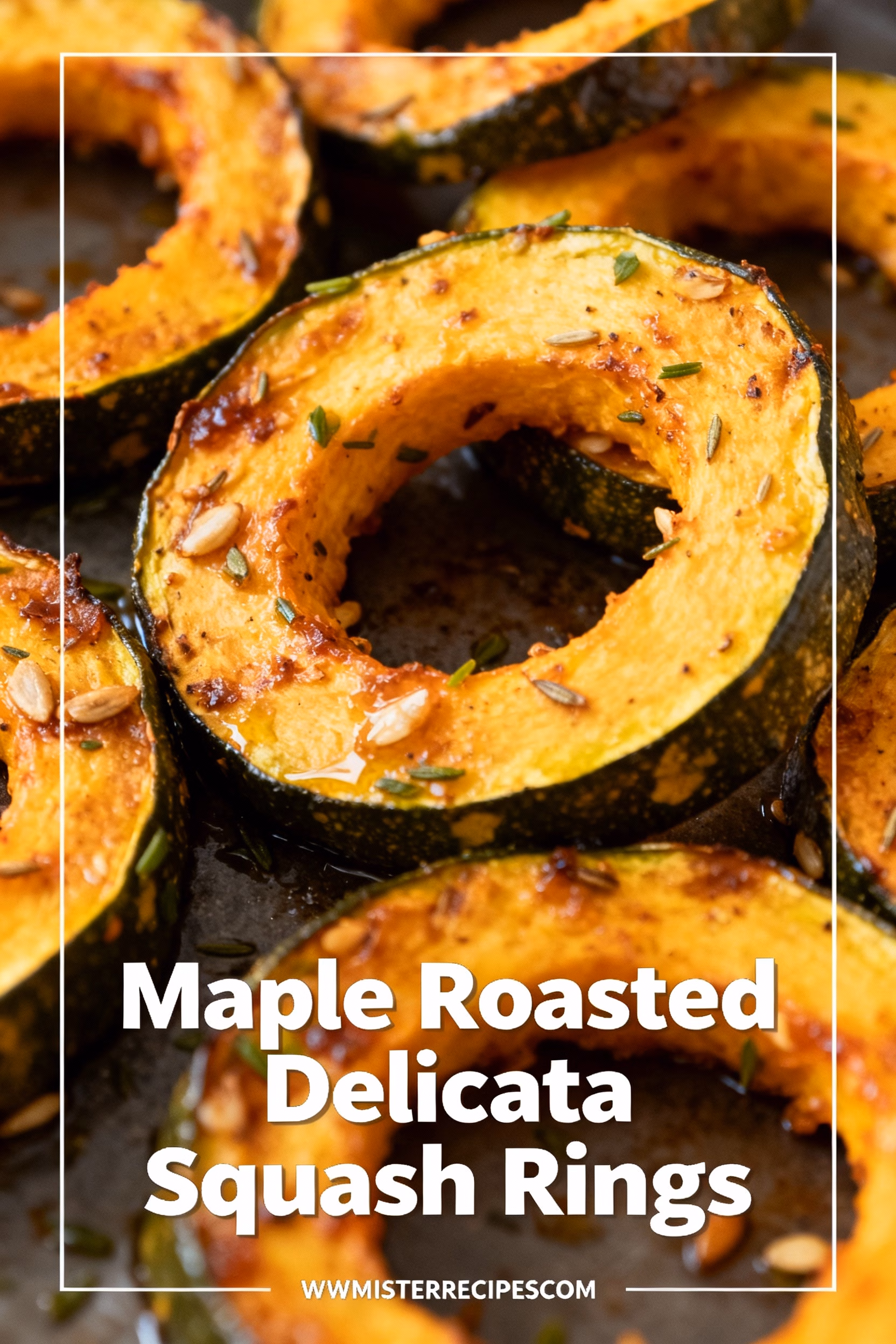 Easy Maple Roasted Delicata Squash Rings Healthy Side Dish