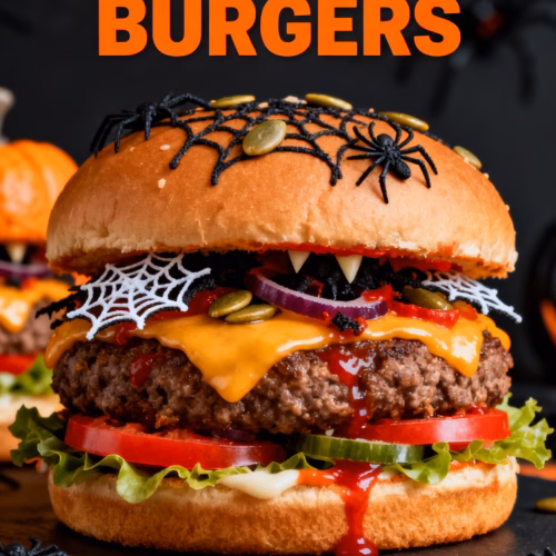 Easy & Spooky Monster Burgers Perfect for Halloween
