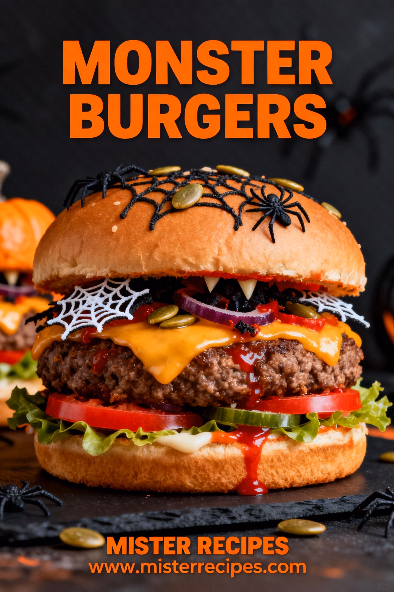 Easy & Spooky Monster Burgers Perfect for Halloween