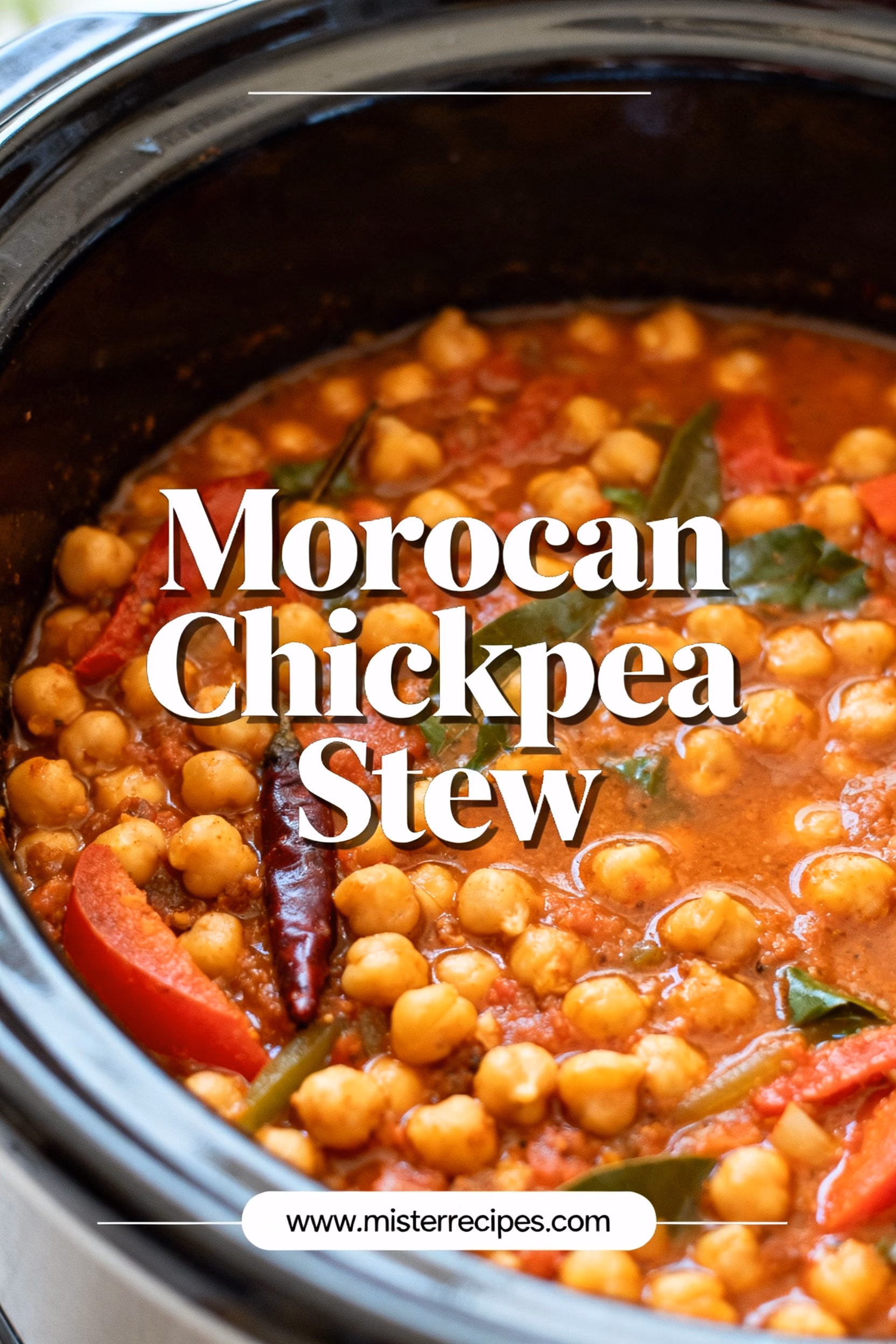 Easy Creamy Moroccan Chickpea Stew Recipe Healthy One Pot Meal