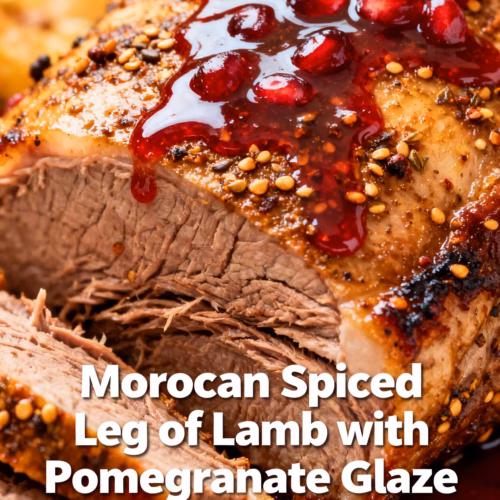 Moroccan Spiced Leg of Lamb with Pomegranate Glaze Easy Recipe