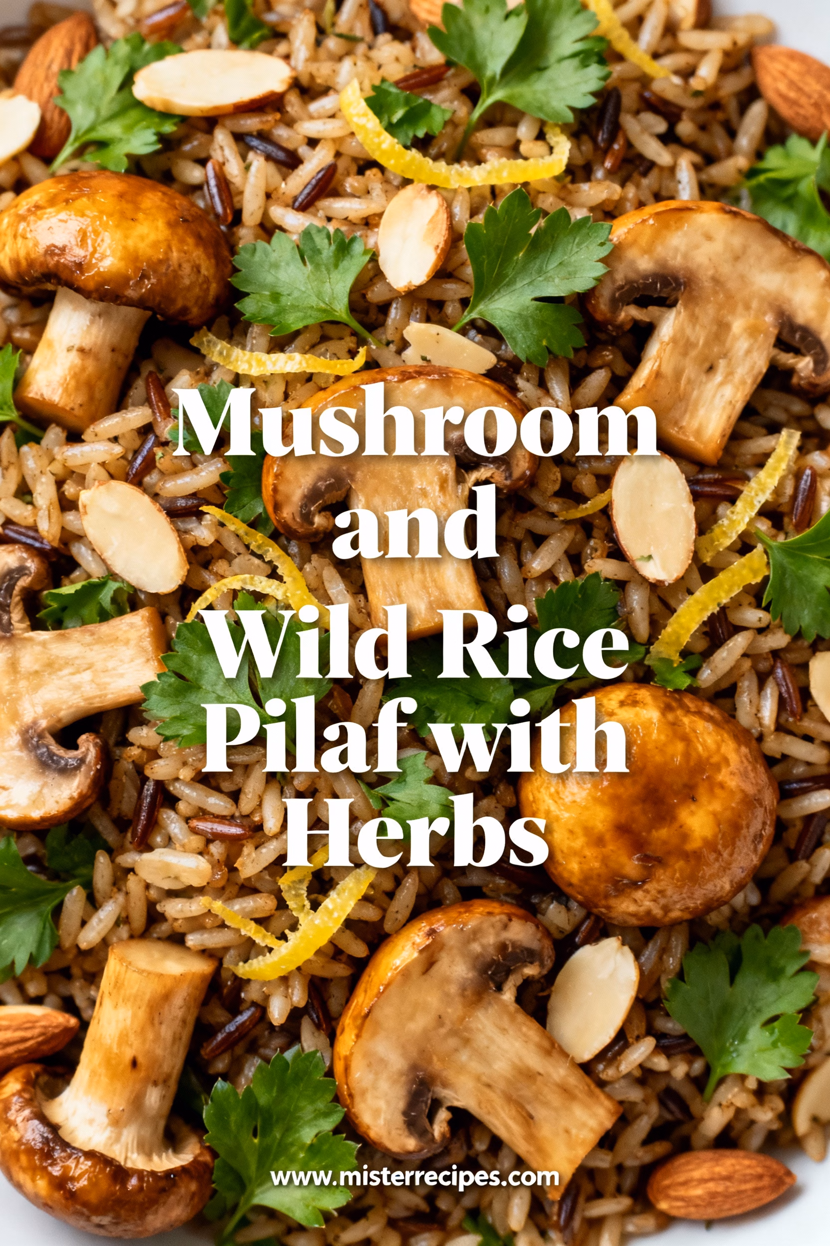 Creamy Mushroom and Wild Rice Pilaf with Herbs An Easy One Pot Recipe