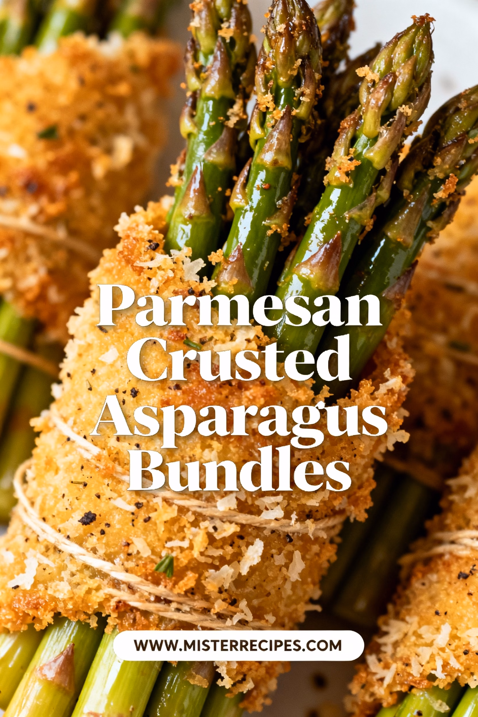 Parmesan Crusted Asparagus Bundles Quick Easy and Crispy
