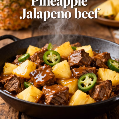 Pineapple Jalapeño beef : Easy Pineapple Jalapeño Beef Recipe Quick Dinner