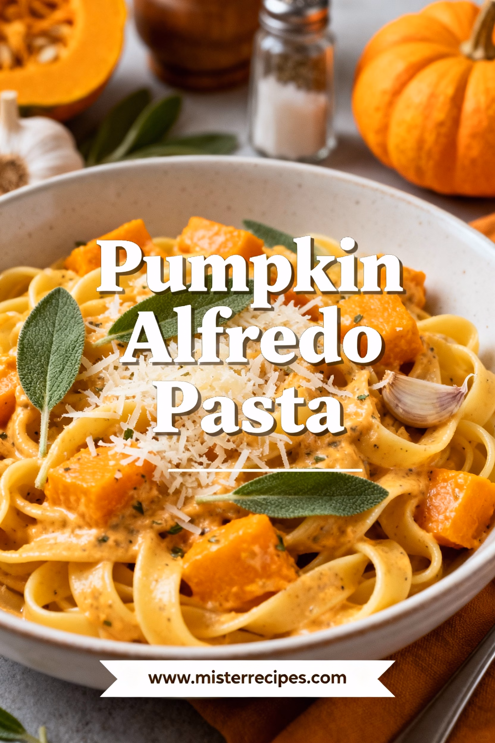 Pumpkin Alfredo Pasta : Creamy Pumpkin Alfredo Pasta Easy Weeknight Recipe