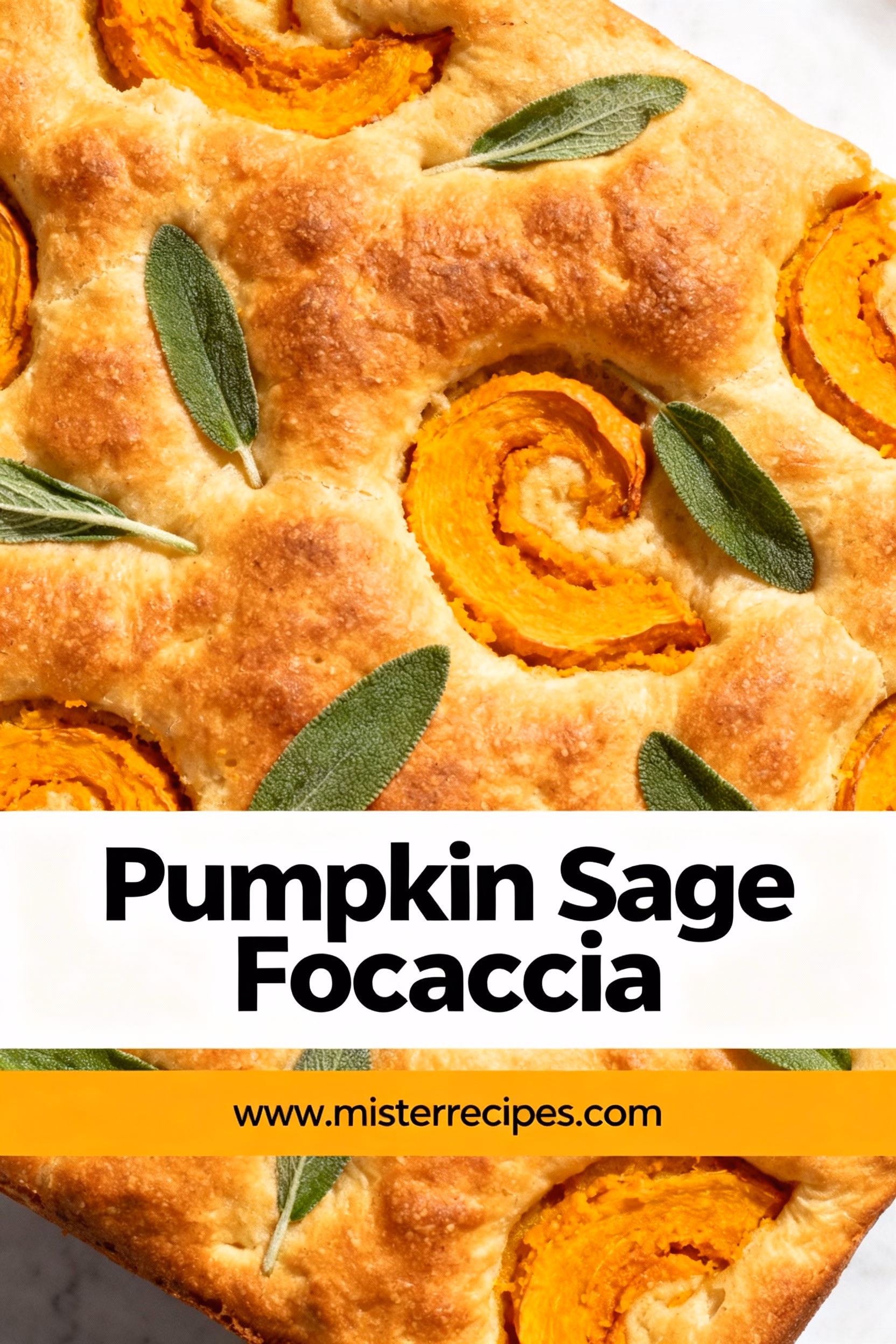 Pumpkin Sage Focaccia : Easy Pumpkin Sage Focaccia Recipe
