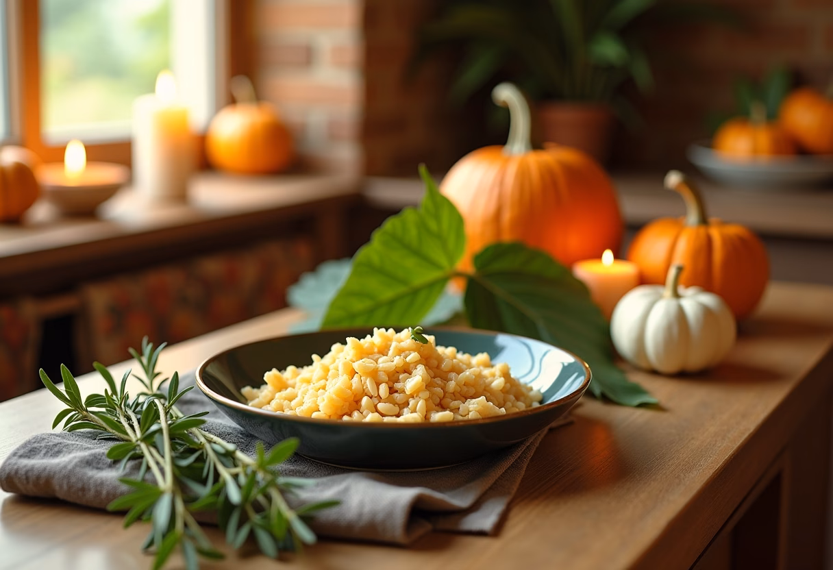 🍂 Creamy Pumpkin & Sage Risotto: the *easy* & *healthy* Thanksgiving side dish you need
