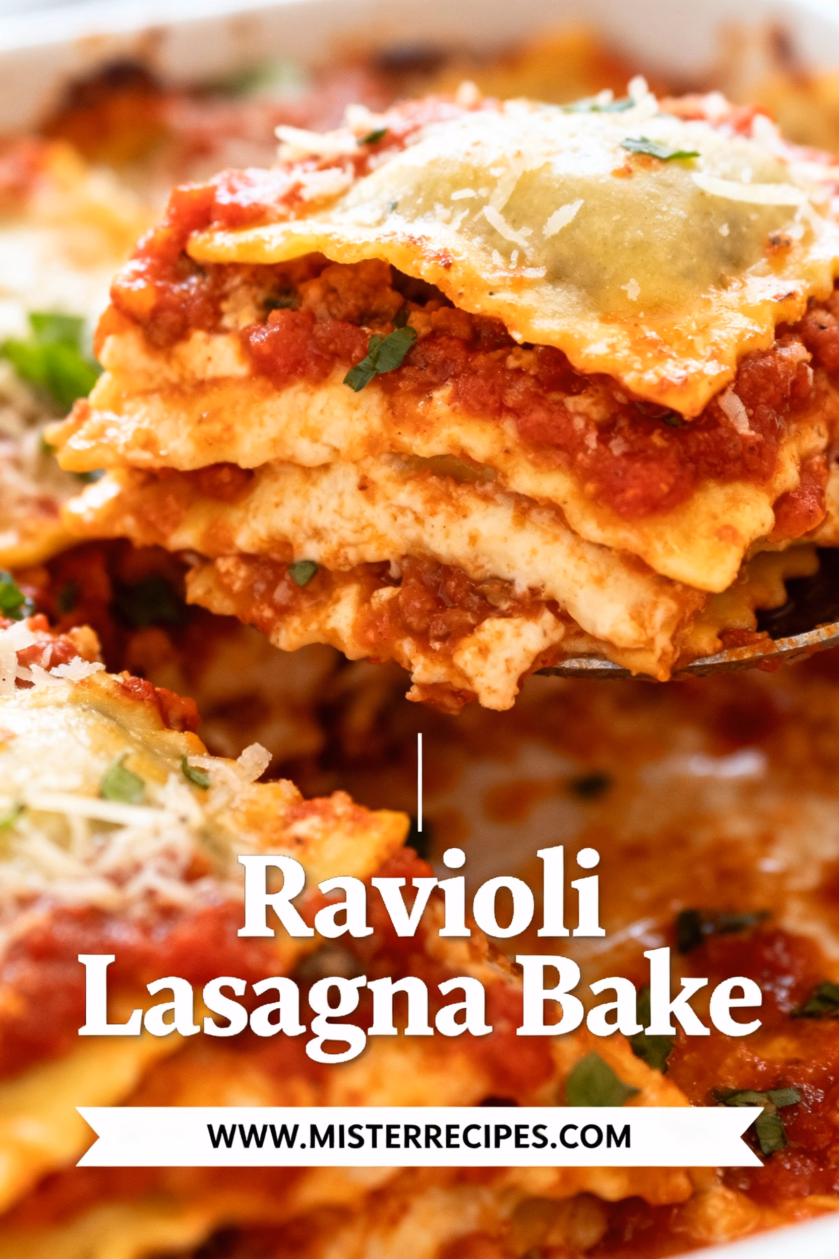 Ravioli Lasagna Bake : Creamy Ravioli Lasagna Bake Quick and Easy Dinner