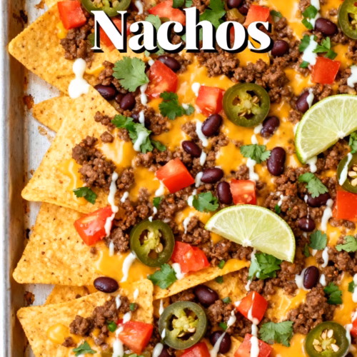 Sheet Pan Nachos Easy Crispy and Quick Recipe