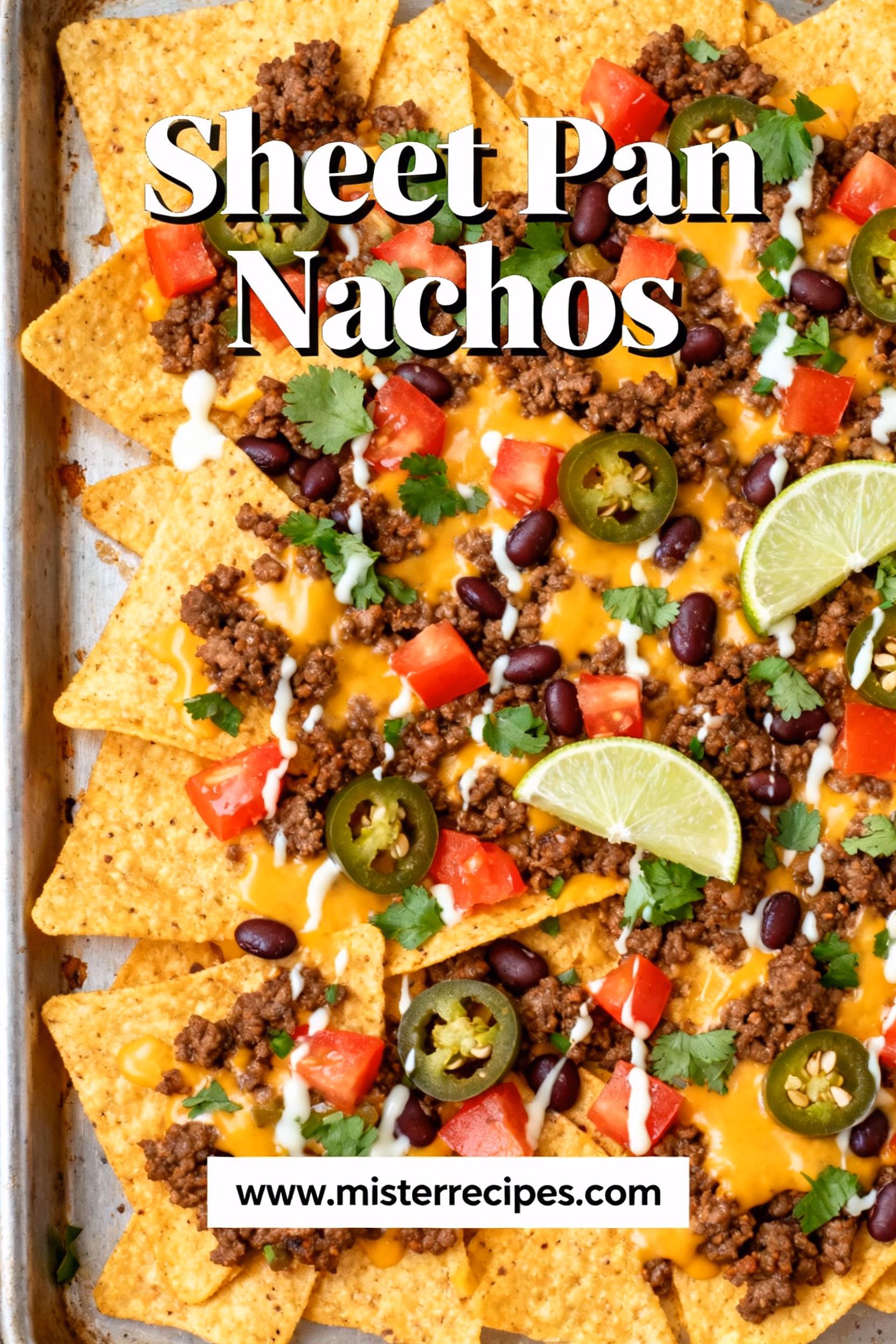 Sheet Pan Nachos Easy Crispy and Quick Recipe
