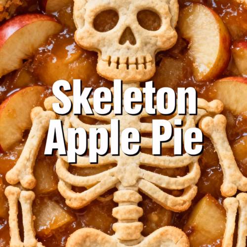 Easy Spooky Skeleton Apple Pie Recipe for Halloween
