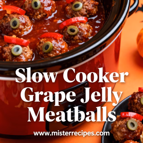 Easy Slow Cooker Grape Jelly Meatballs Appetizer Recipe