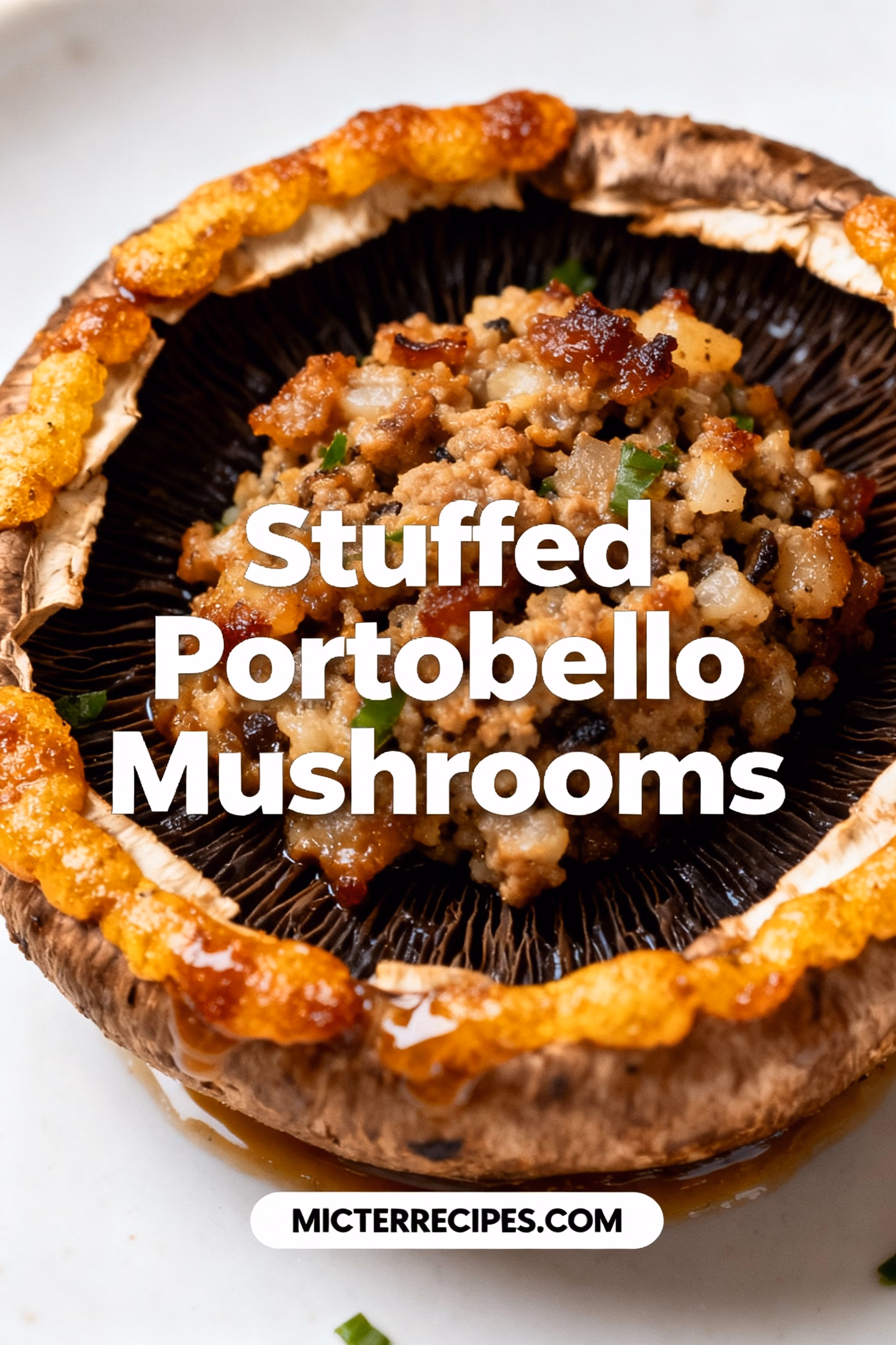 Creamy and Easy Stuffed Portobello Mushrooms