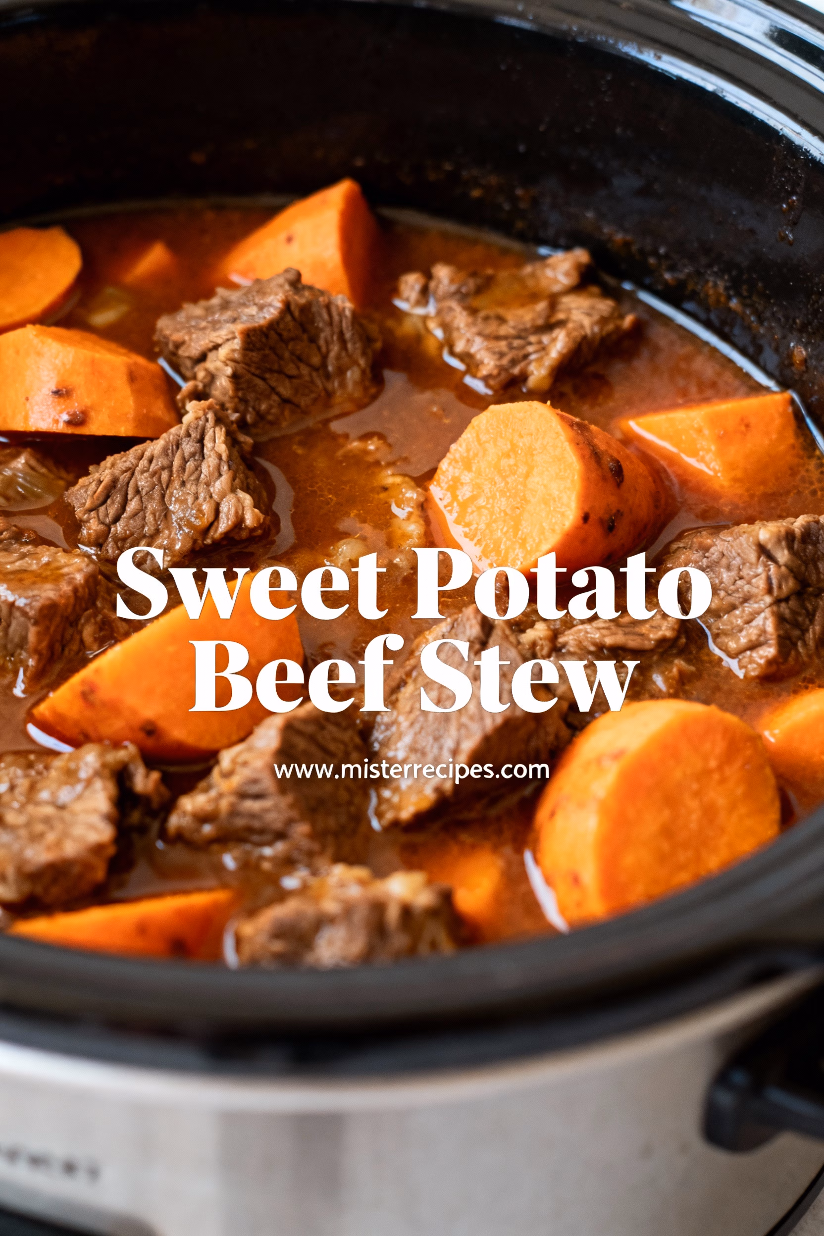 Easy One Pot Sweet Potato Beef Stew Recipe