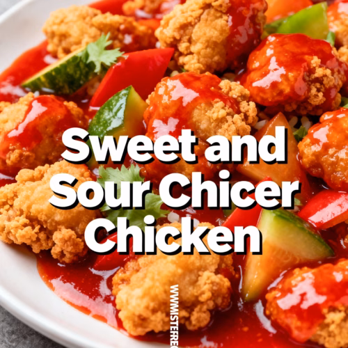 Sweet and Sour Chicken : Easy Crispy Sweet and Sour Chicken Recipe