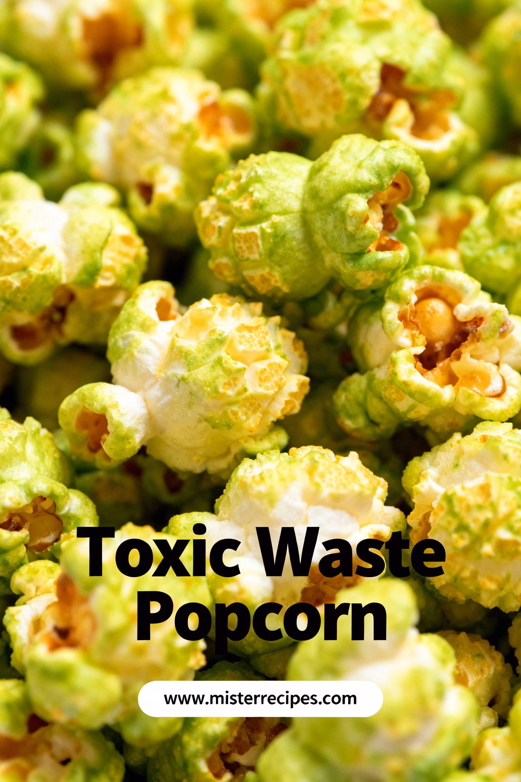 Toxic Waste Popcorn : Toxic Waste Popcorn A Super Easy Sour Candy Treat