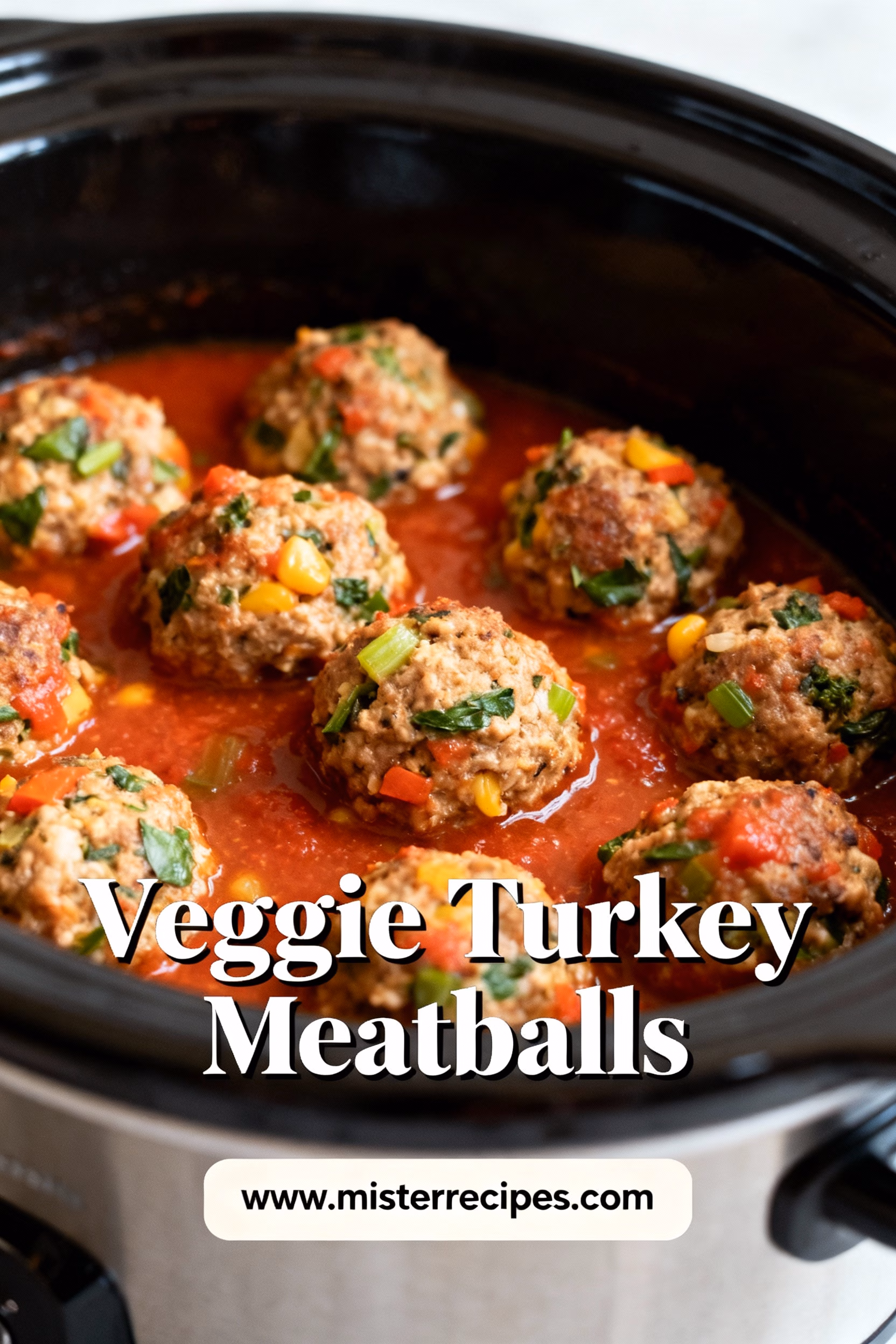 Easy & Healthy Veggie Turkey Meatballs Recipe
