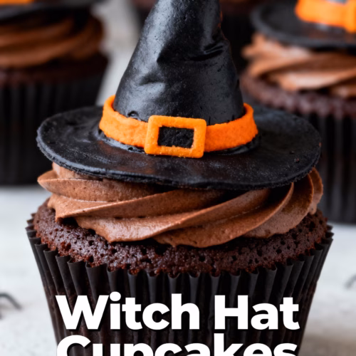 Witch Hat Cupcakes : Easy Witch Hat Cupcakes Creamy Halloween Treat