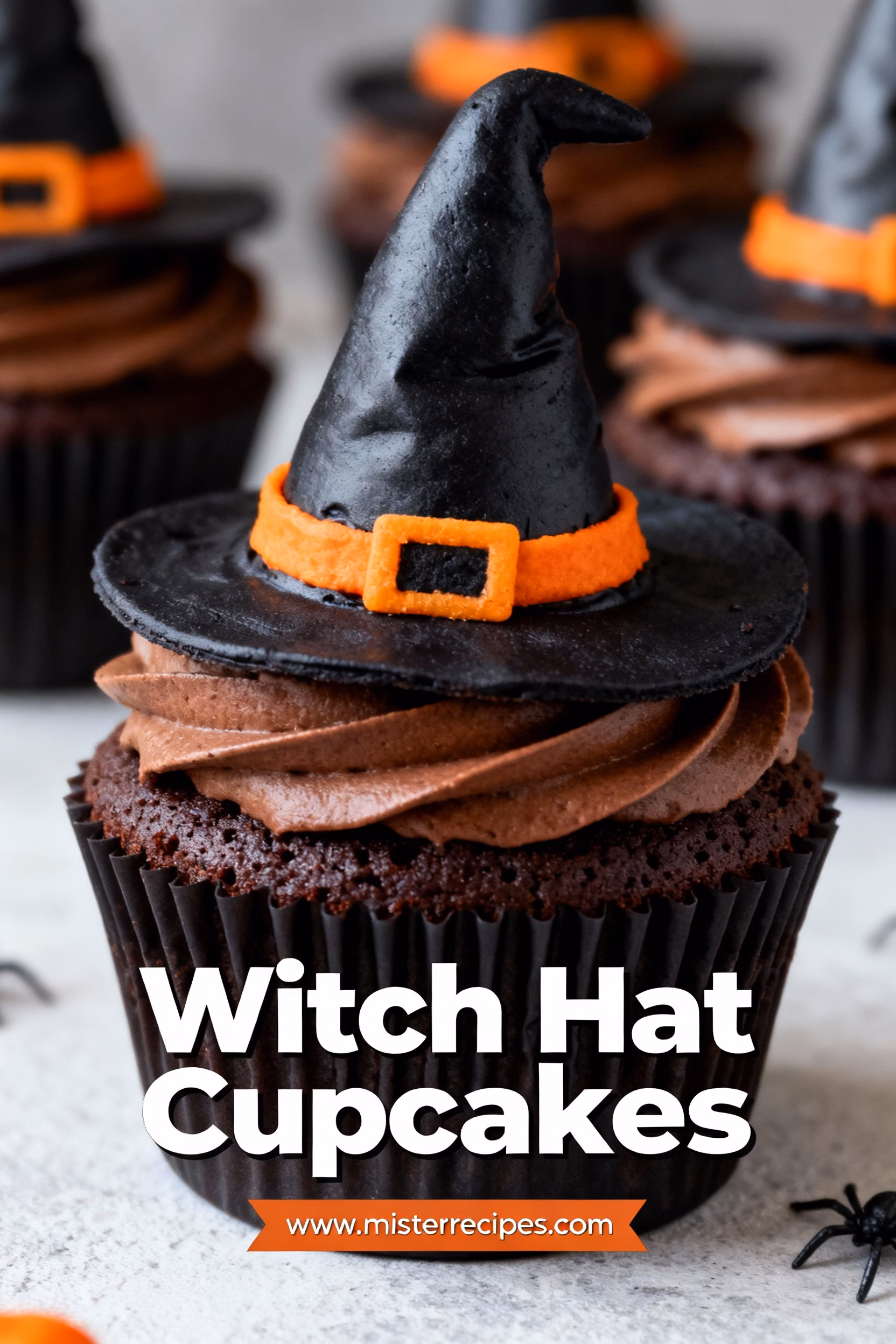 Witch Hat Cupcakes : Easy Witch Hat Cupcakes Creamy Halloween Treat