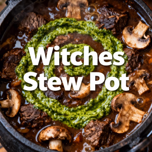 Witch’s Stew Pot : Easy Creamy Witch’s Stew Pot Recipe Perfect for Halloween