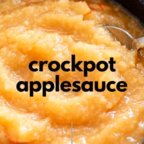 Easy & Healthy Crockpot Applesauce Homemade Recipe