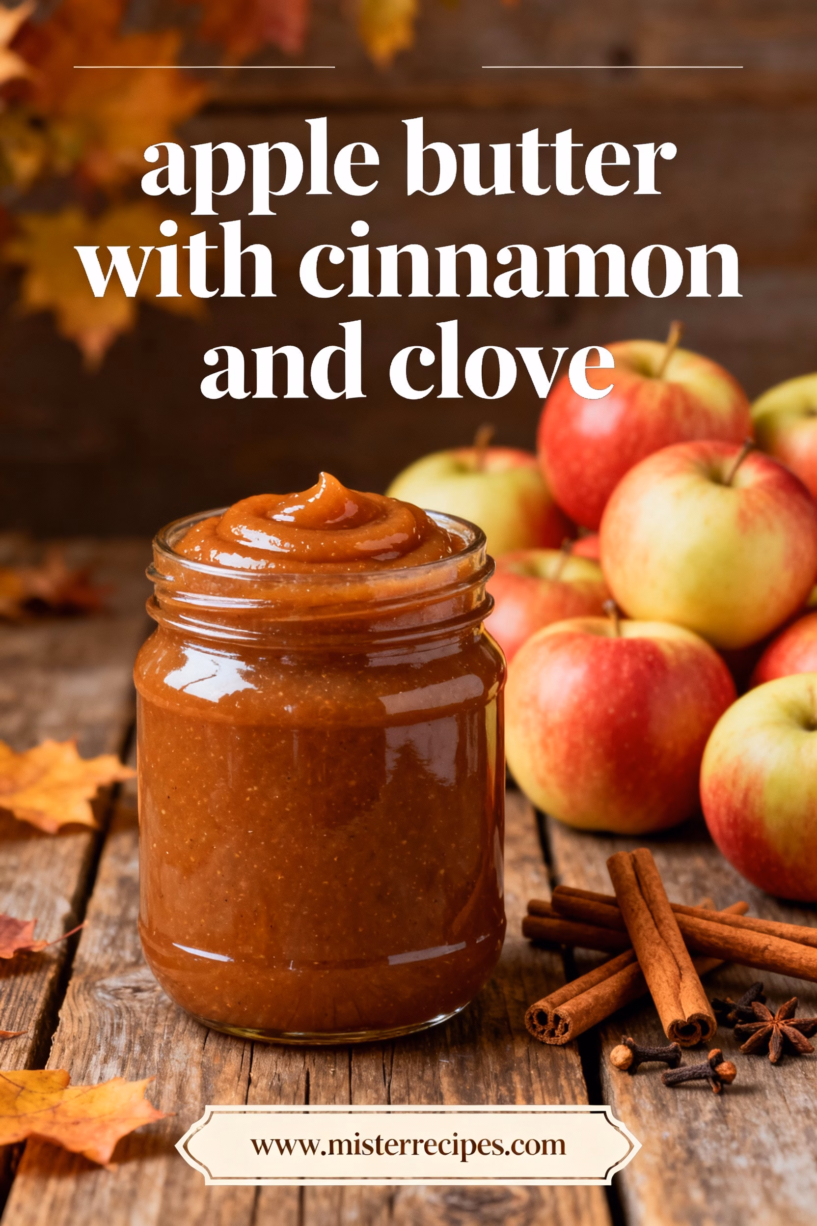 Apple Butter with Cinnamon & Clove : Apple Butter with Cinnamon Clove Youll Love This
