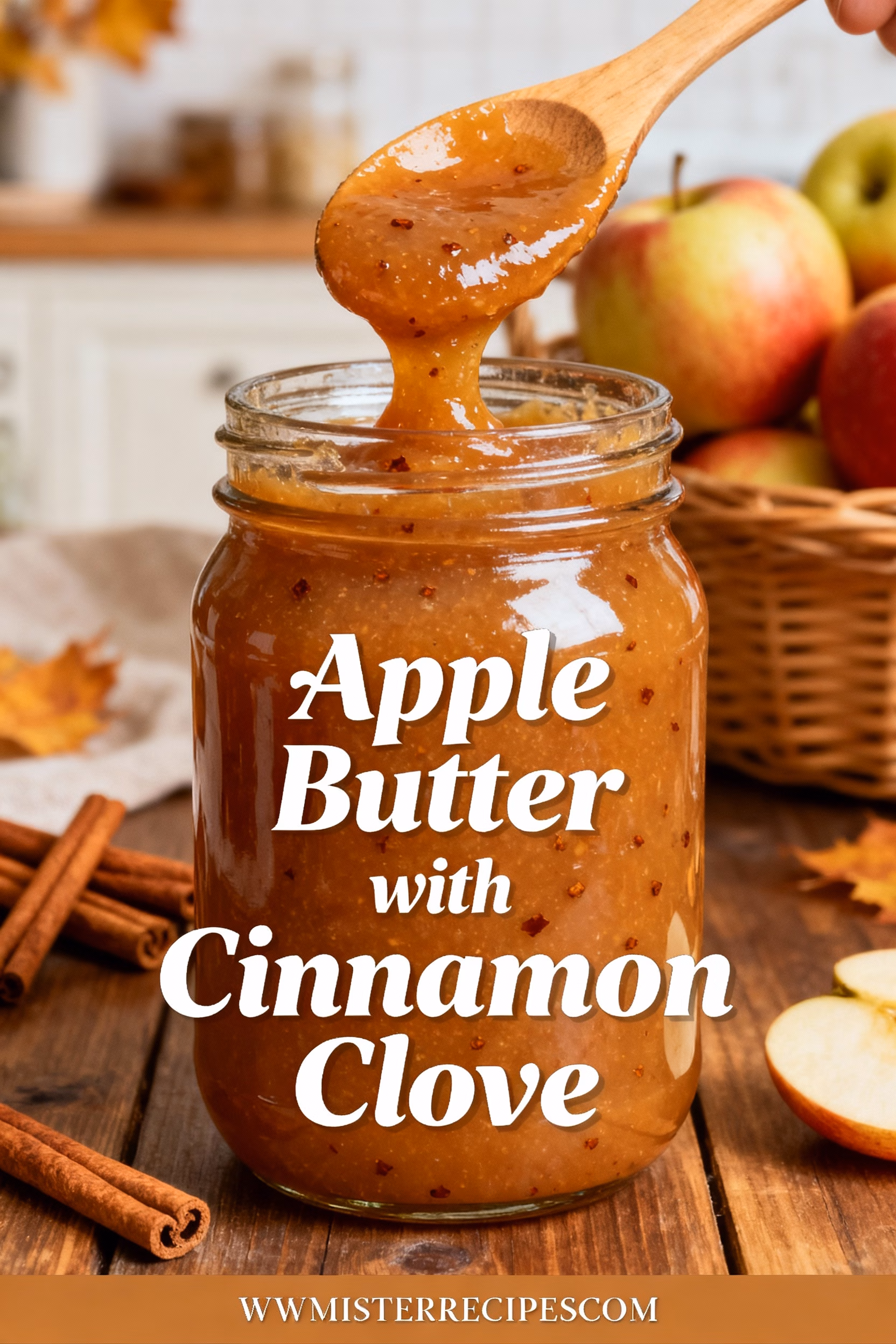 Apple Butter with Cinnamon & Clove : Easy Homemade Apple Butter with Cinnamon Clove