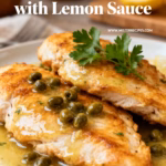 Chicken Piccata with Lemon Sauce : Easy Creamy Chicken Piccata with Lemon Sauce Recipe