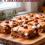 Cranberry White Chocolate Blondies : Irresistible Cranberry White Chocolate Blondies