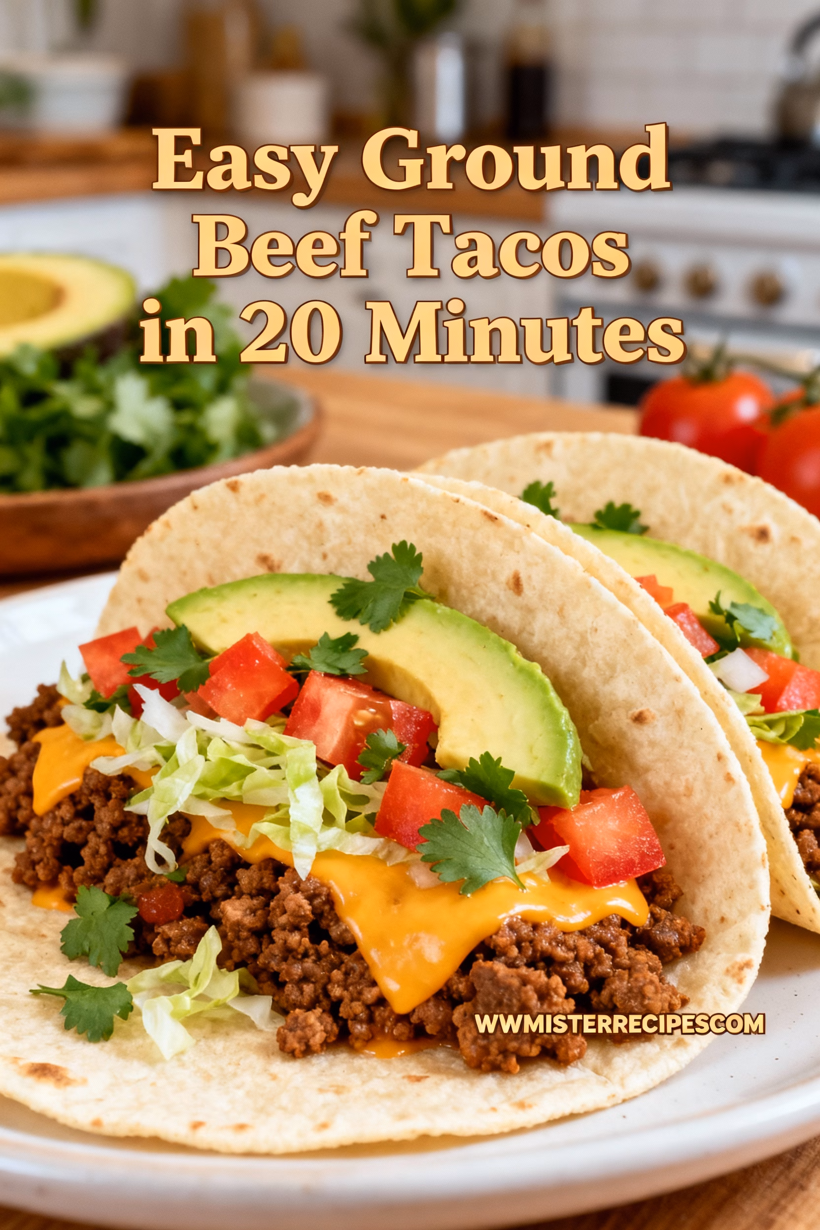 Easy Ground Beef Tacos in 20 Minutes : Easy Ground Beef Tacos You’ll Love in 20 Minutes