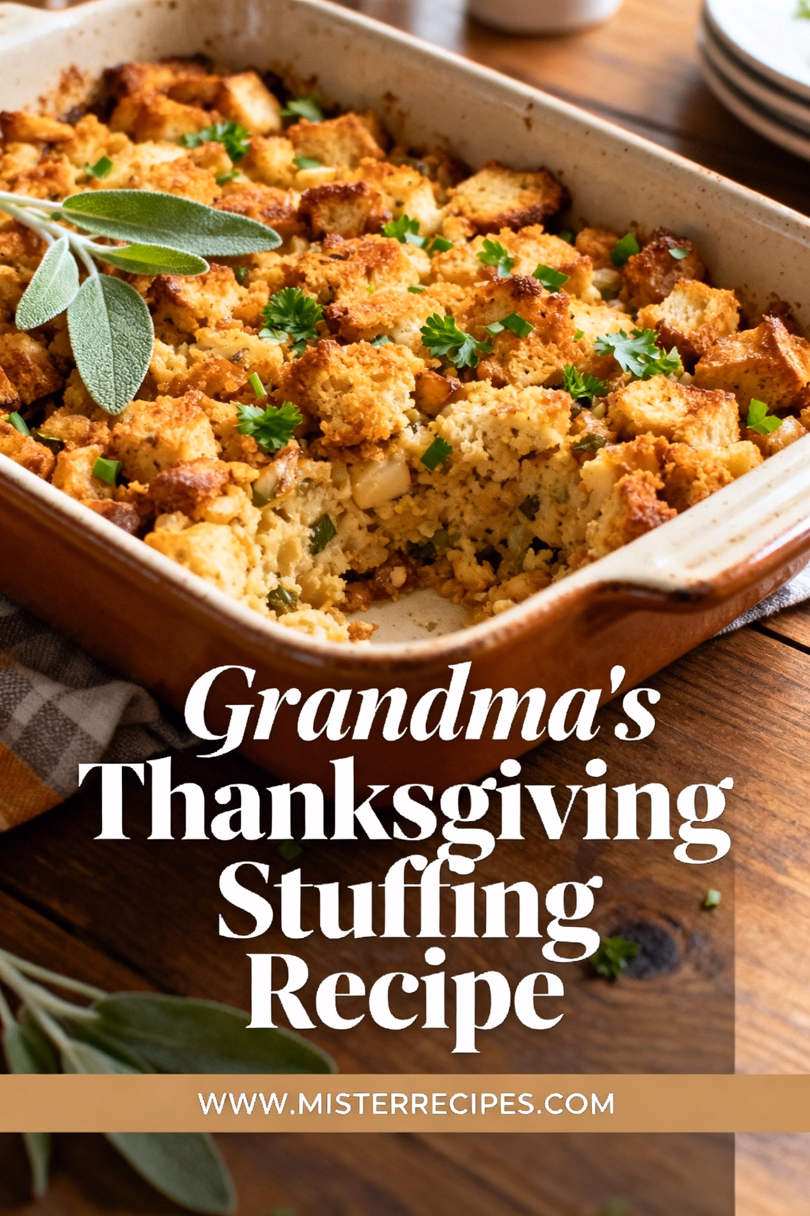 Grandma's Thanksgiving Stuffing Recipe : Grandma's Thanksgiving Stuffing Recipe Family Favorite