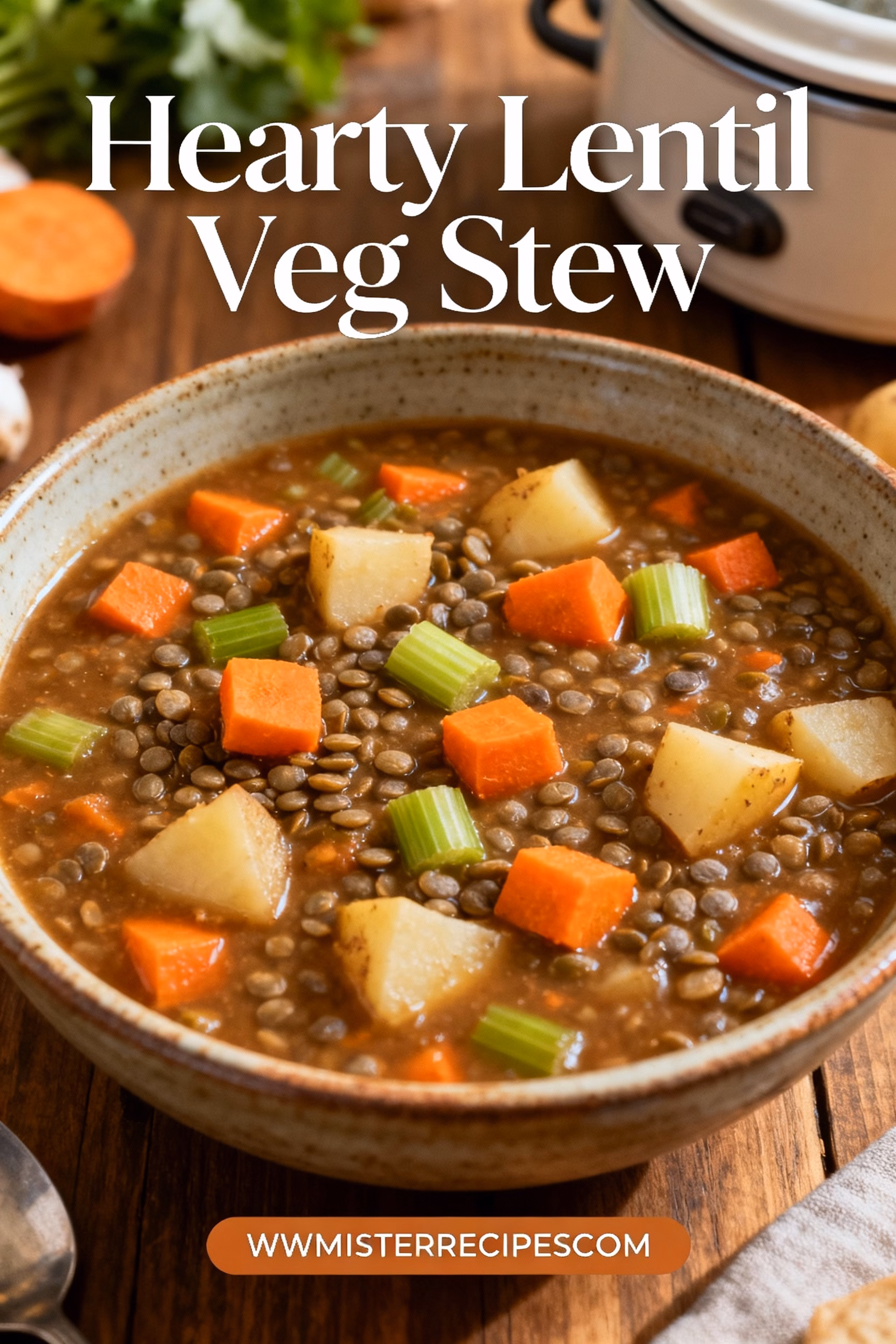 Hearty Lentil Veg Stew : Hearty Lentil Veg Stew Comfort Classic Easy Dinner